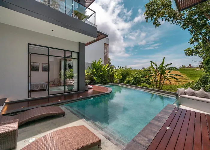 Luna : Brand New 4br With 180° Rice Field Views Canggu (Bali)