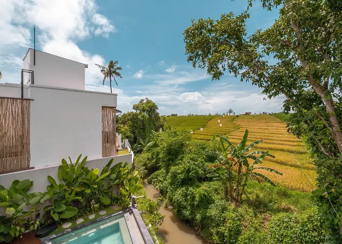 Villa Luna : Brand New 4br With 180° Rice Field Views