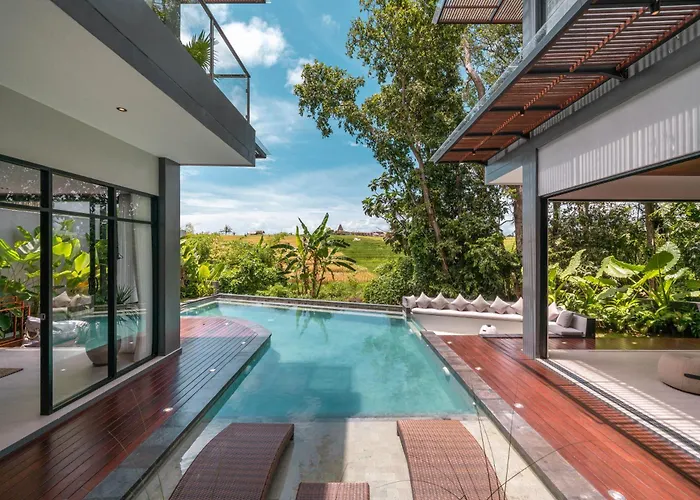 Luna : Brand New 4br With 180° Rice Field Views Villa Canggu (Bali)