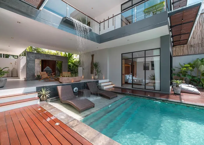 Villa Luna : Brand New 4br With 180° Rice Field Views Canggu (Bali)