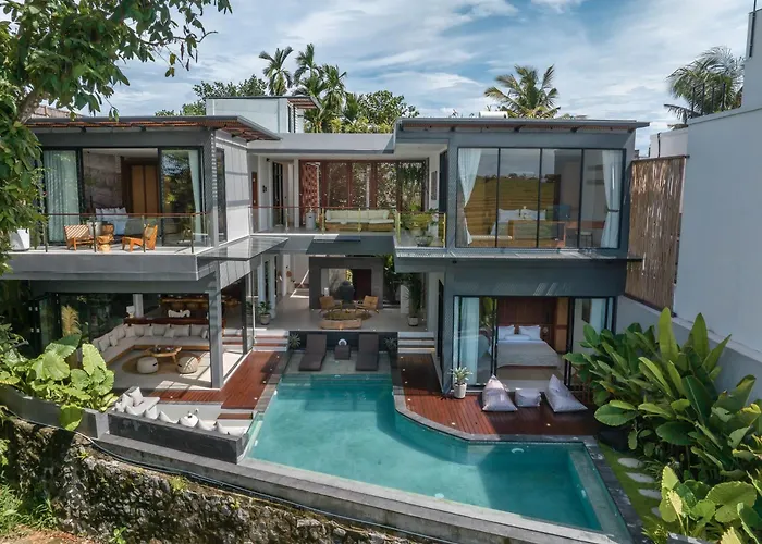Luna : Brand New 4br With 180° Rice Field Views Villa Canggu (Bali)